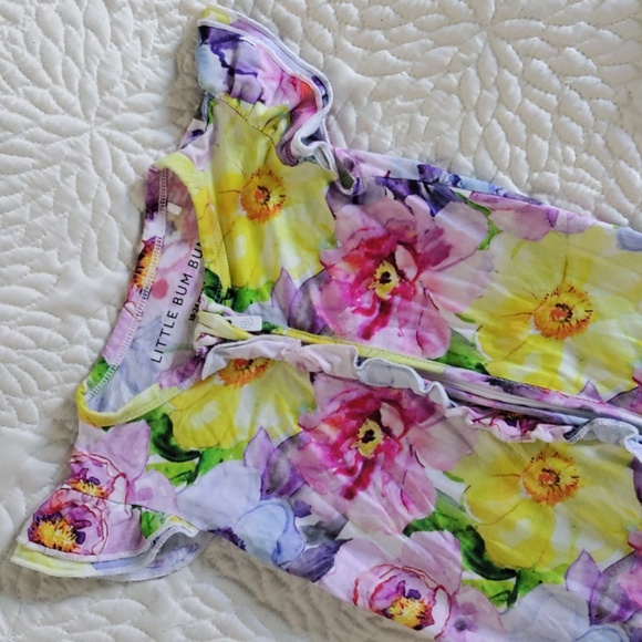 Little Bum Bums Bamboo Floral pajamas 18-24 months - Picture 2 of 4